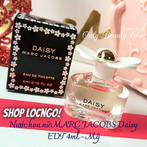 Nước hoa nữ MARC JACOBS Daisy EDT 4ml - Mỹ by Shop LocNgo