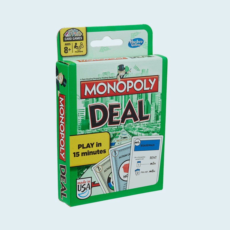 Thẻ bài trò chơi Monopoly Deal độc đáo chất lượng cao chạy