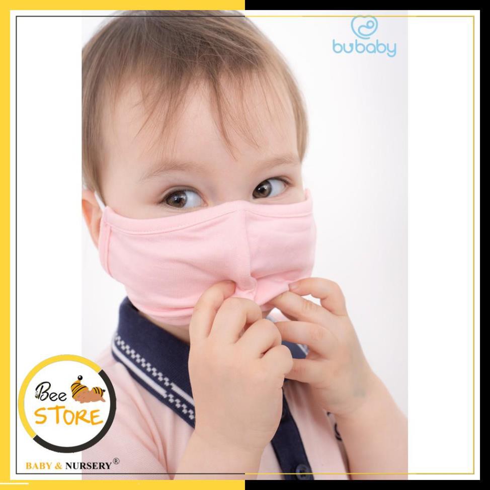 [MỞ KHO SỈ BÁN LẺ] Set 2 khẩu trang trẻ em sợi tre kháng khuẩn Bu Baby cho bé từ 1-6 tuổi