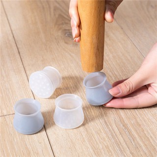 4 bọc chân bàn bằng cao su cách âm, giảm ma sát, bảo vệ nền gạch và chân bàn