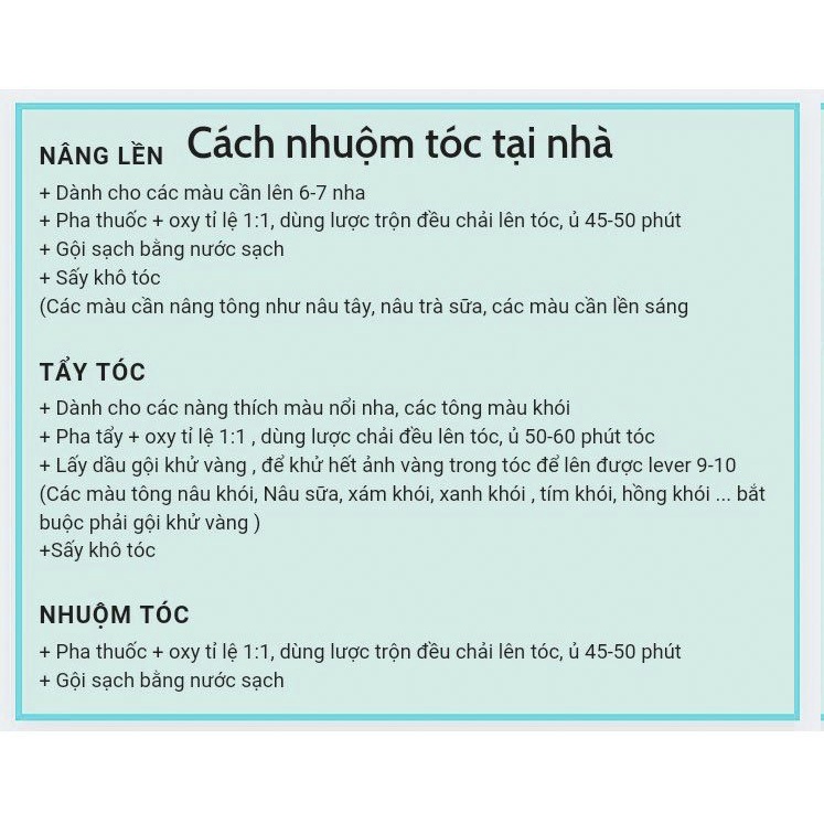 (Giá Salon) Thuốc nhuộm tóc Nhật tự động cân bằng màu nhuộm tóc bạc hương thơm cafe
