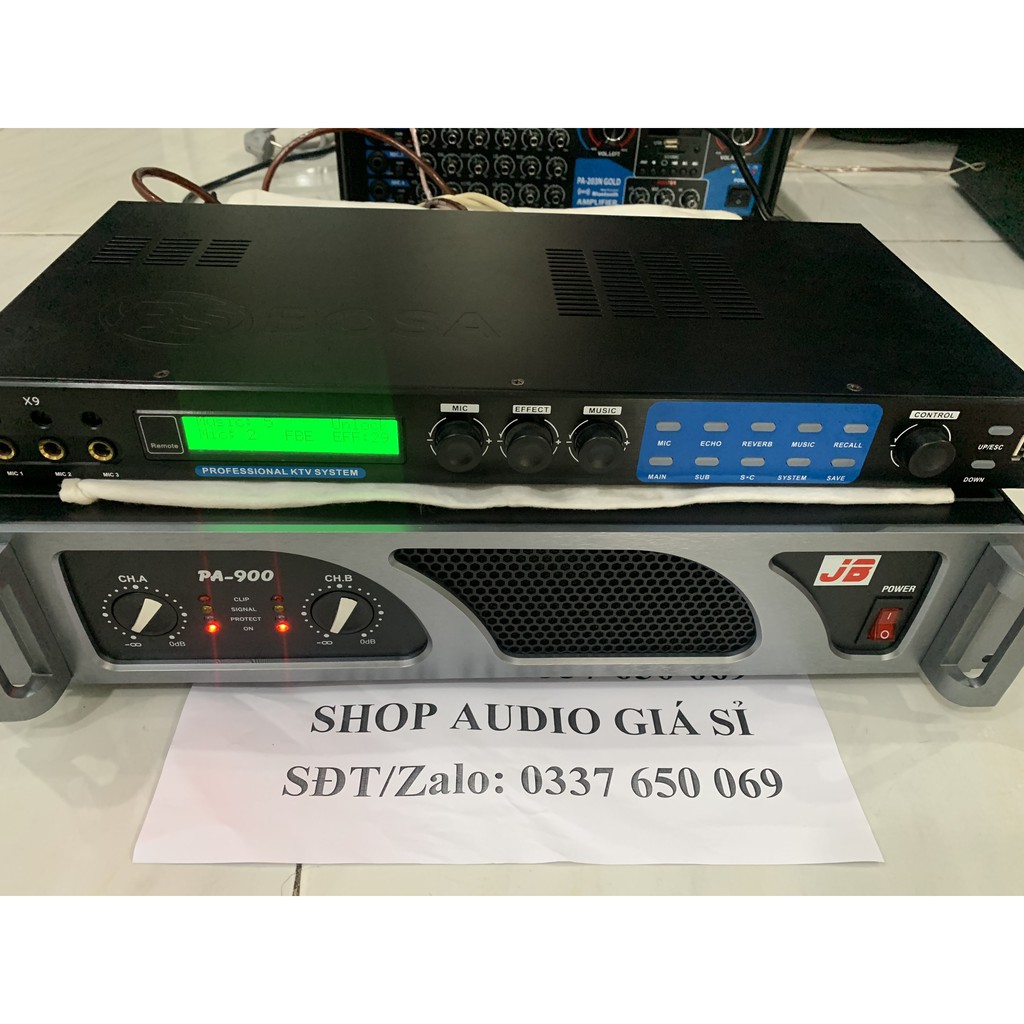 Vang số x9 và Cục đẩy JB PA-900 chuyên karaoke nghe nhạc gia đình lh mua hàng 0337650069 hoặc zaloo