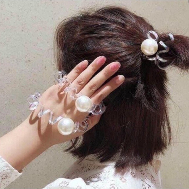 Sét 5 món kẹp tóc và dây buộc cao cấp cho bạn gái