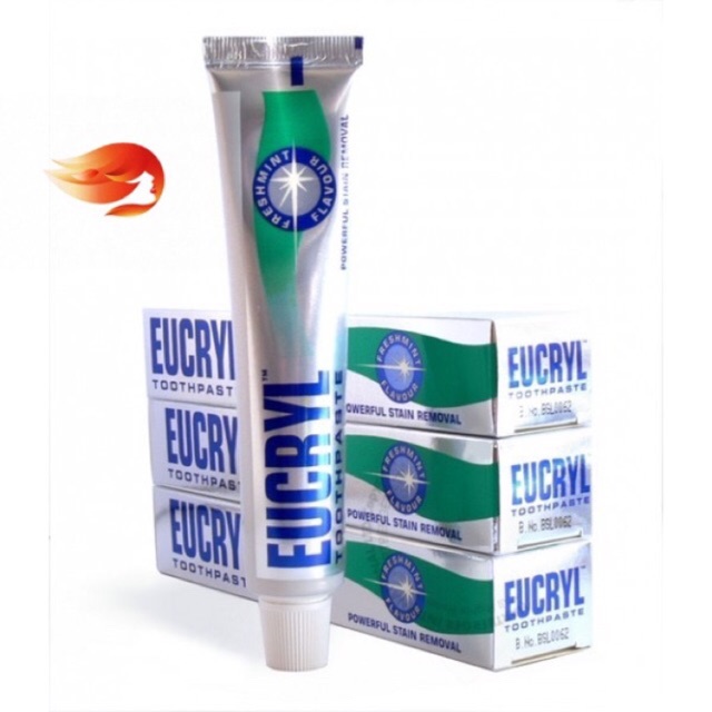 Kem đánh trắng răng Eucryl Toothpaste