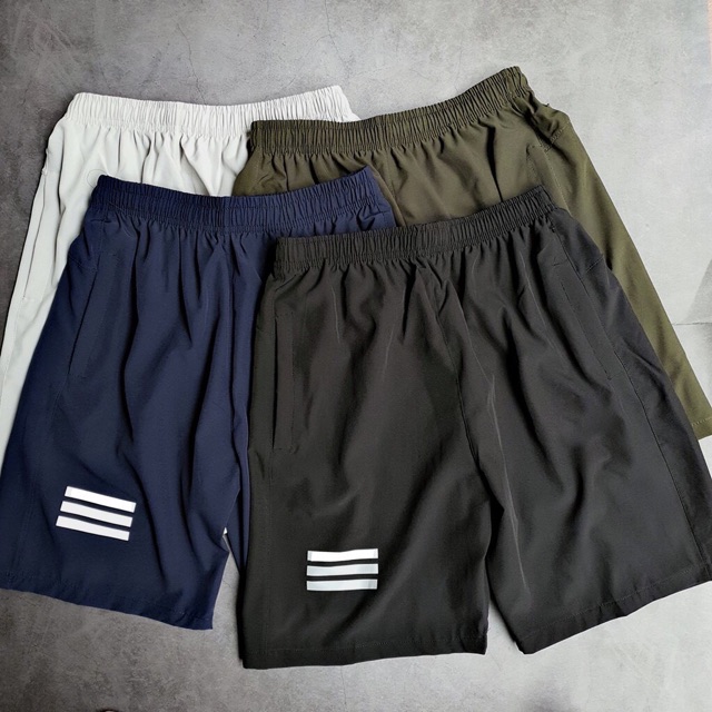 Quần đùi nam thể thao quần short thể thao vải gió dù mát nhẹ QĐ18