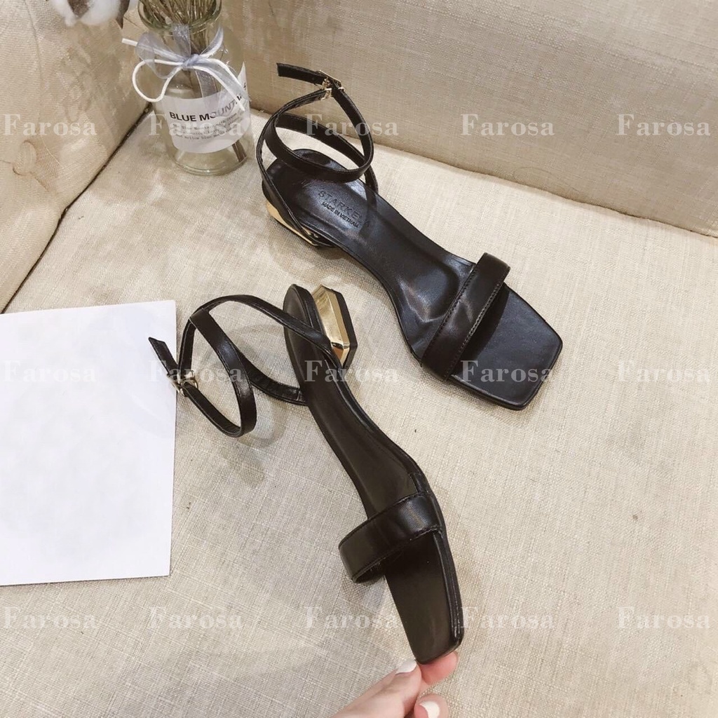 Dép sandal nữ quai mảnh đế 2 cm bọc viền cực sang chảnh