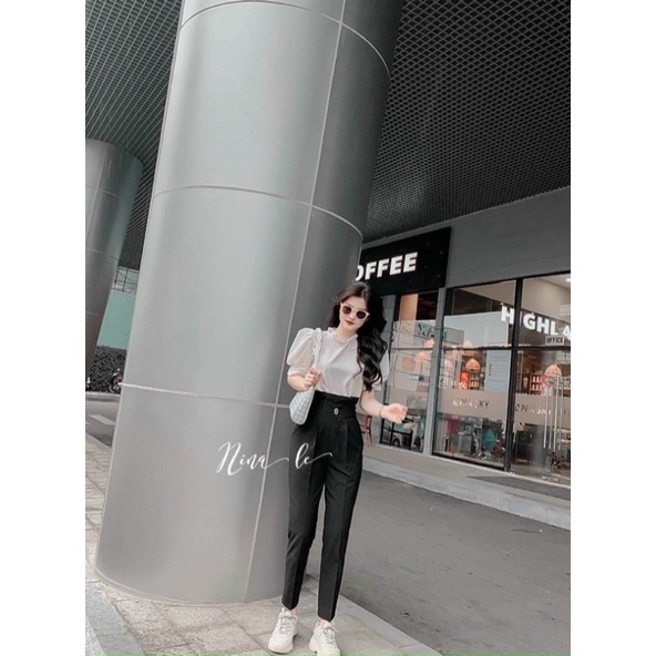 Sét Cổ Bèo Quần Baggy Tây (Bigsize 55kg Đến 100kg (M/L/XL/XXL)