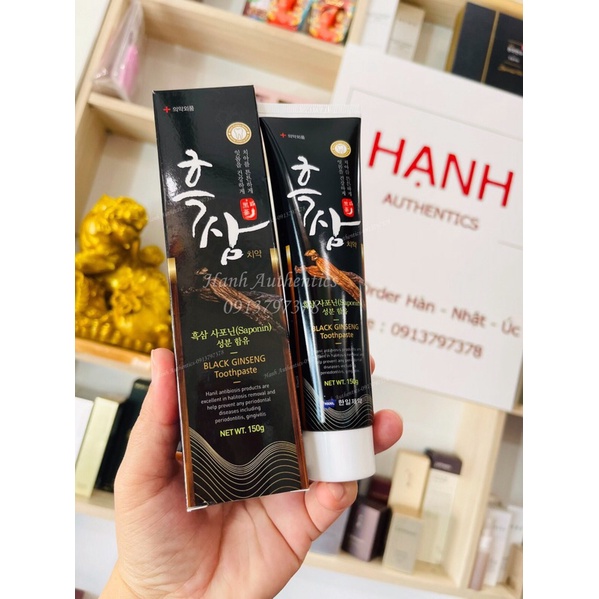 KEM ĐÁNH RĂNG HẮC SÂM HÀN QUỐC 150g