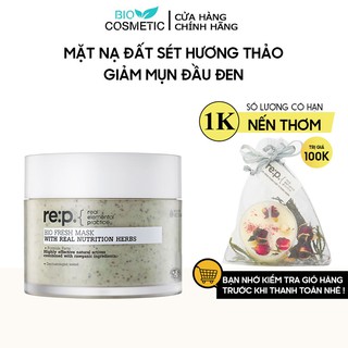 Mặt Nạ Đất Sét Hương Thảo Se Khít Lỗ Chân Lông RE:P Bio Fresh Mask With Real Nutrition Herbs 130g