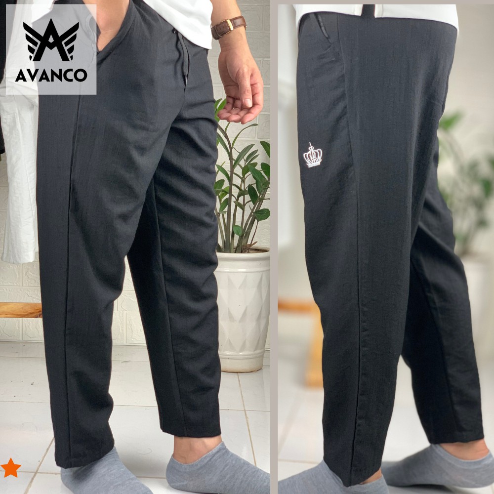 Quần baggy đũi nam dáng suông hiện đại, chất đũi thái tự nhiên co giãn nhẹ mặc cực kỳ thoải mái và thoáng mát - 1QDĐL | BigBuy360 - bigbuy360.vn