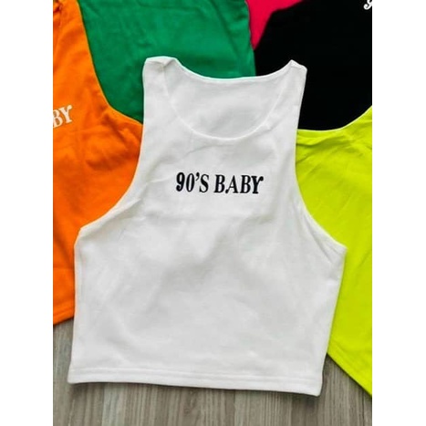 Áo Ba Lỗ 2 Lớp In Chữ