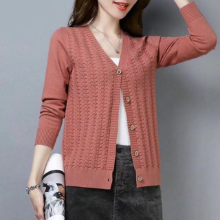 Áo len tuyết cổ tim