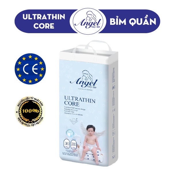 Bỉm Quần ANGEL Absorbent Size M38 - L36 - XL34 - XXL32 - XXXL30 - 1 Bịch