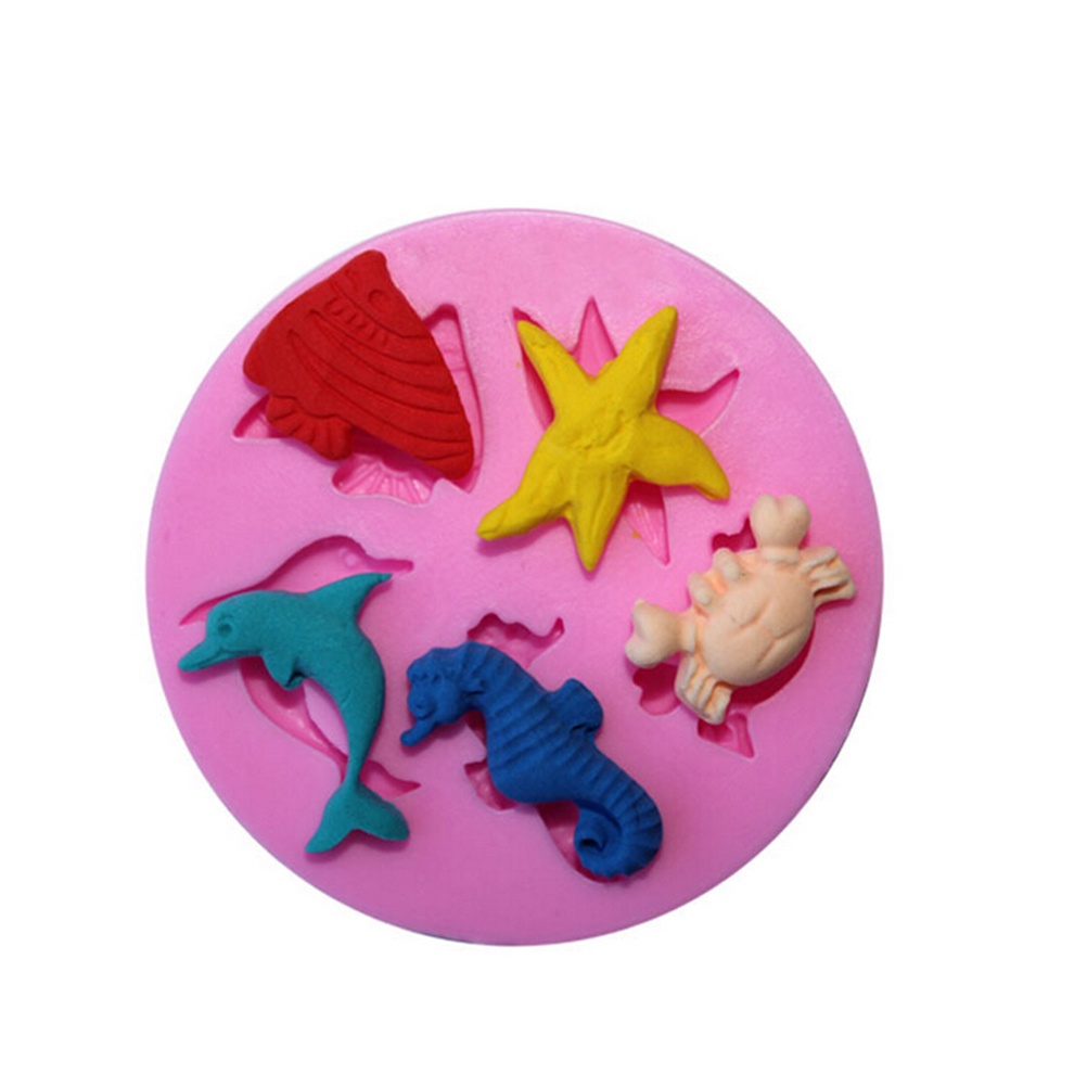 1 Khuôn Làm Bánh / Sô Cô La / Bãi Biển Silicone