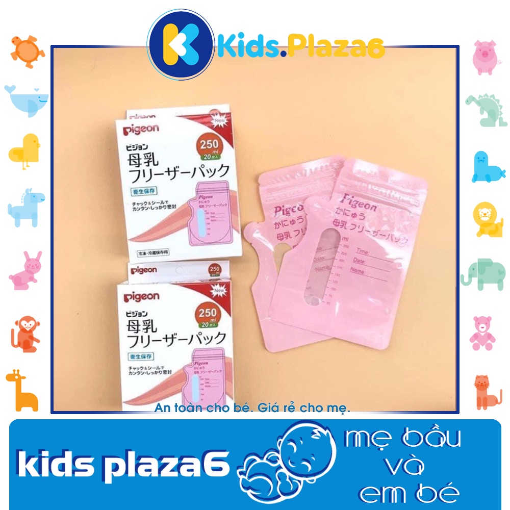 💖💖BIG SALE💖💖Combo 10 Túi Trữ Sữa Pigeon Cao Cấp 250ML