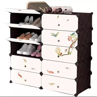 Tủ giày nhựa 10 ngăn size nhỏ