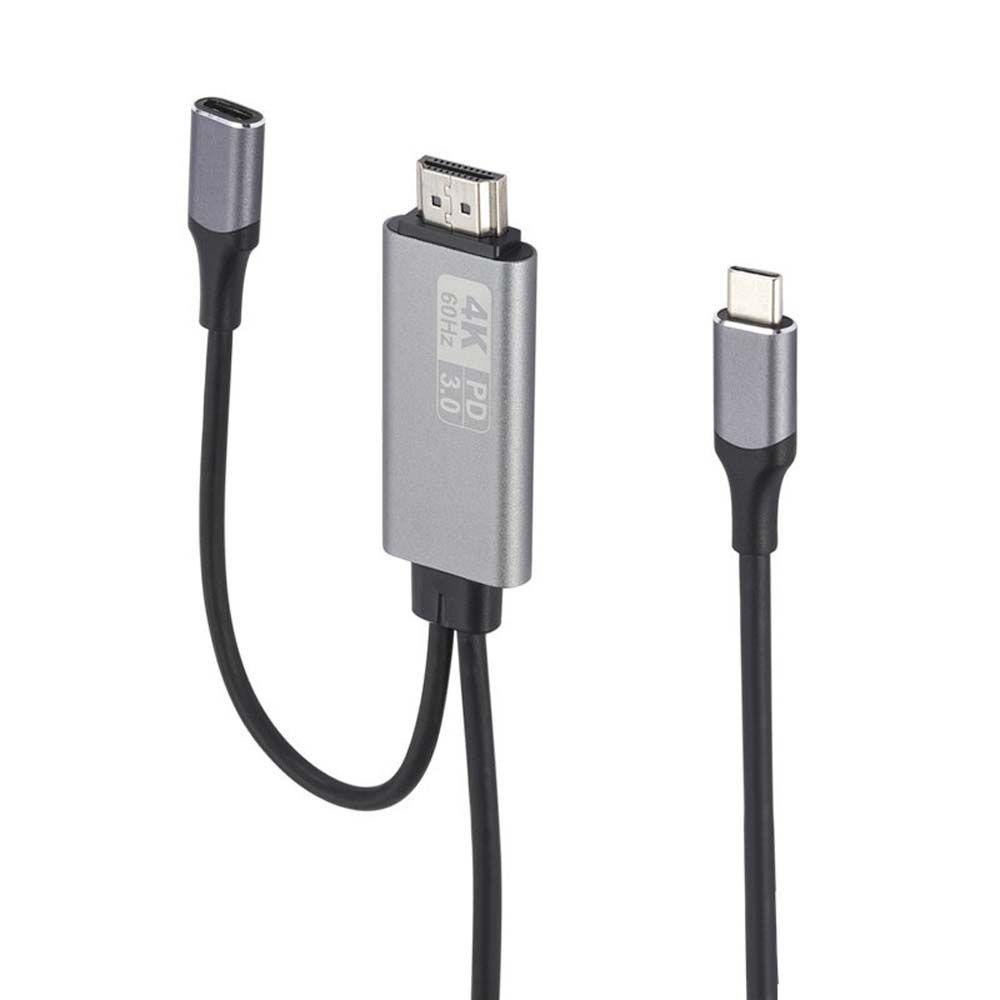 Dây Cáp Chuyển Đổi USB Type C Sang HDMI 4K TAYLOR1 Chuyên Dụng Cho Tv Laptop