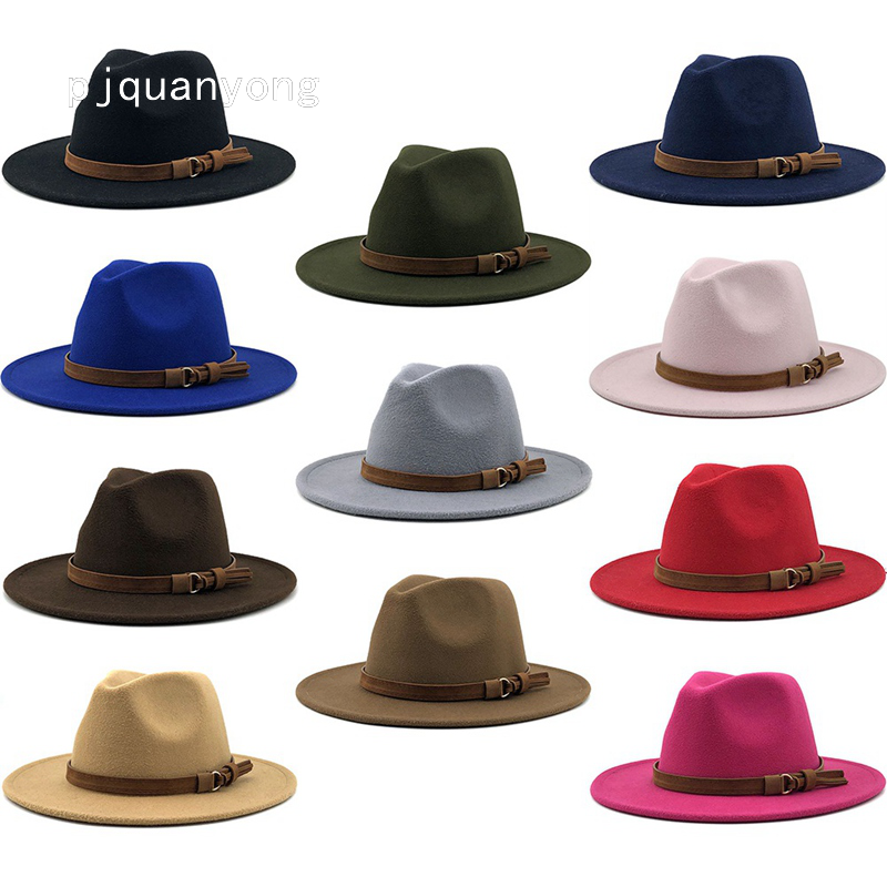 Mũ Fedora Vành Rộng Phong Cách Vintage Cho Nam Và Nữ