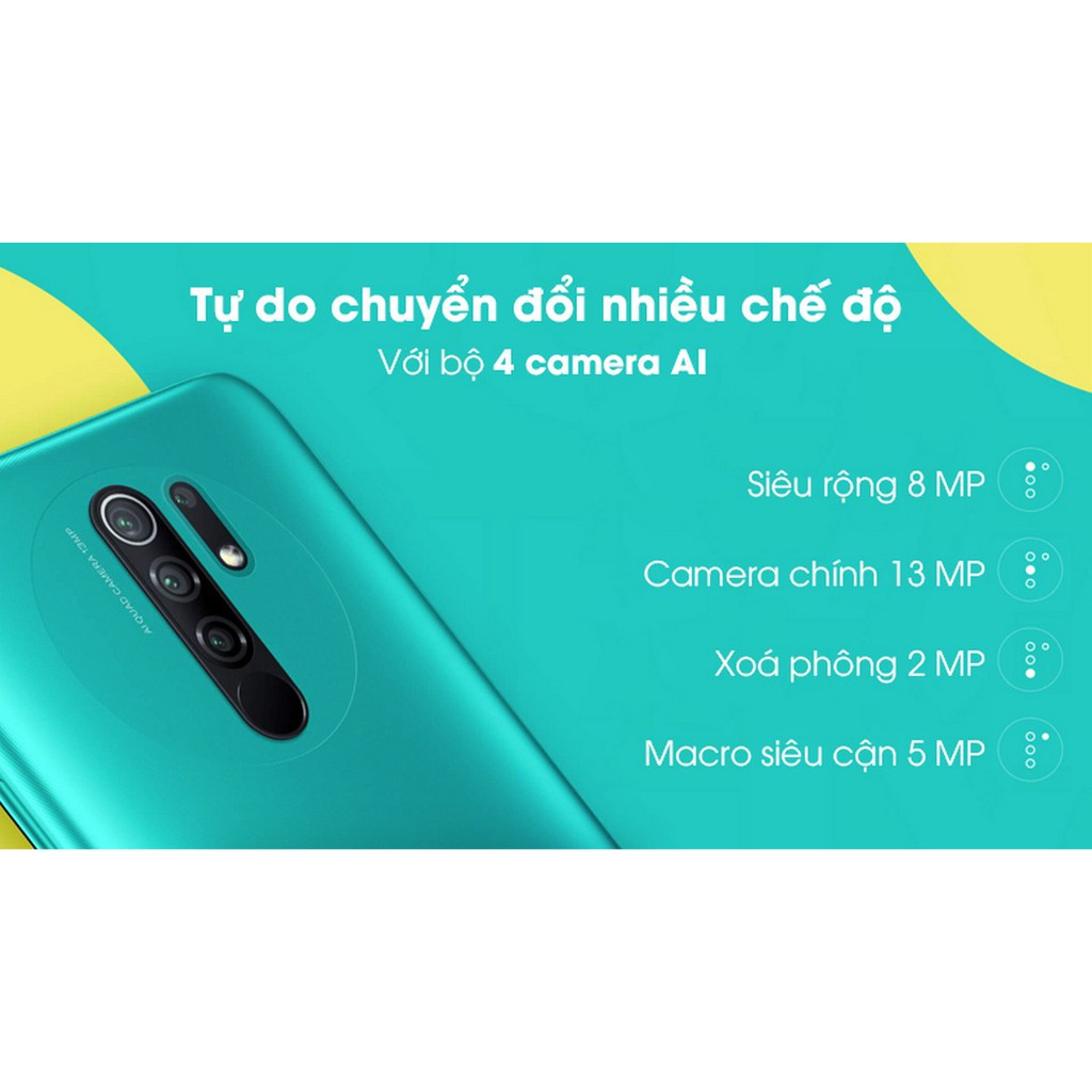 Điện Thoại Xiaomi Redmi 9 3GB/32GB Hàng Chính Hãng BH 18 tháng