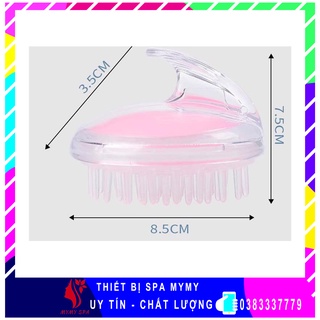 Lược gội đầu silicon Massage dưỡng sinh dùng trong Spa