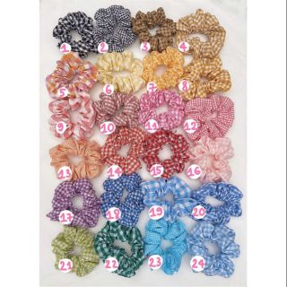 Ốc sên shop - scrunchie caro 16~24