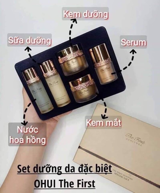 Sét dưỡng da ohui mini 5 sản phẩm