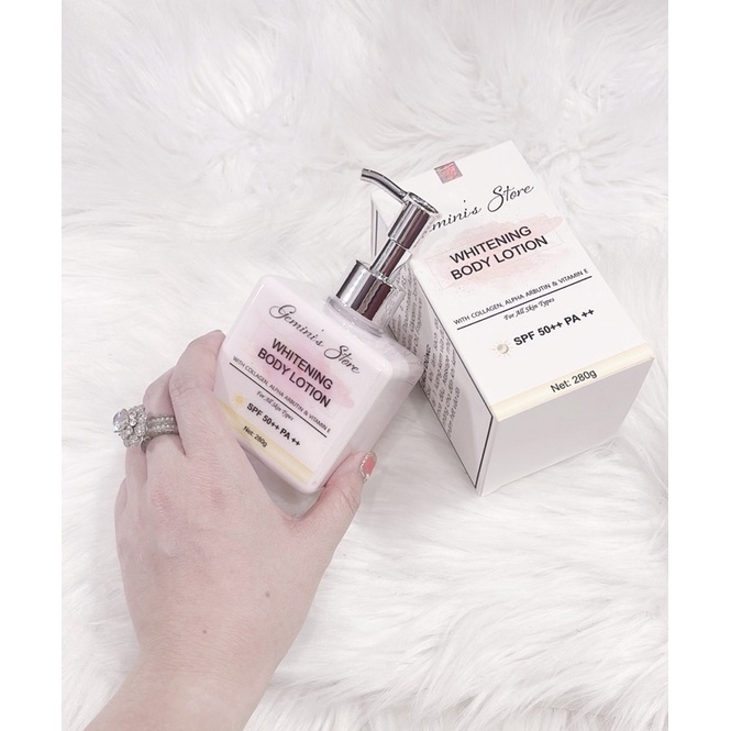 Kem chống nắng dành cho body “Gemini’s Store Whitening Body Lotion”
