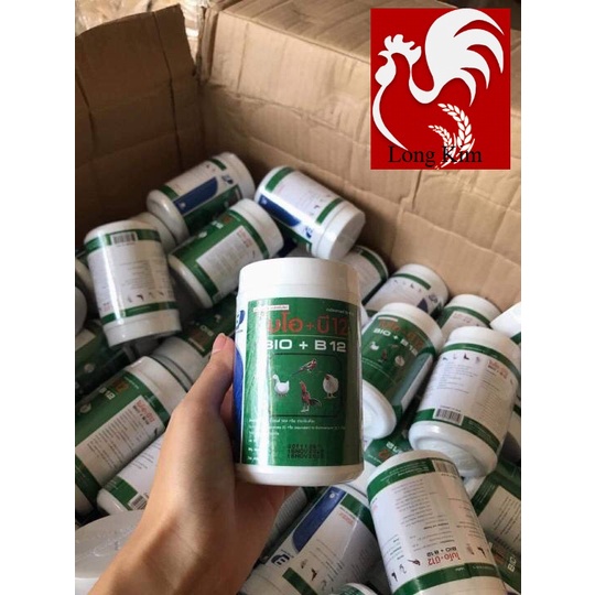 BIO+B12 THÁI LAN HŨ 150G ÚM GÀ CON, PH (Ò) NG B (Ệ) NH CHO GÀ ĐÁ, GÀ, VỊT, CHIM