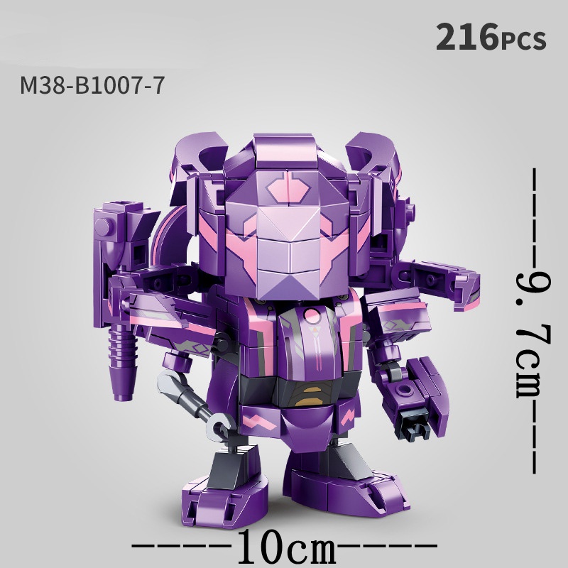 Bộ đồ chơi lắp ráp SLUBAN hình robot Mobile City Alpha Mecha cho bé