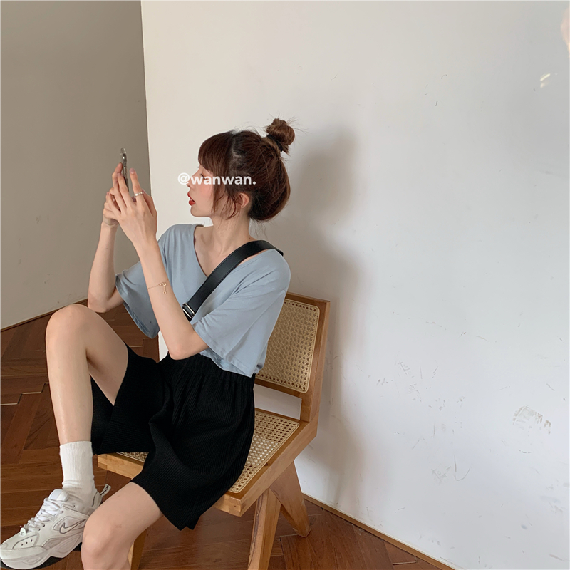 Quần ngắn ống rộng Thời Trang Cho Nữ