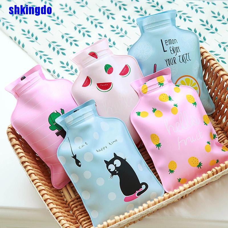 Túi chườm nước nóng mini họa tiết hoạt hình dễ thương tiện dụng