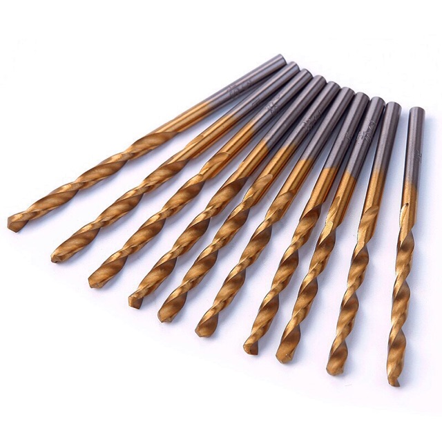 Bộ 60 mũi khoan mạ HSS