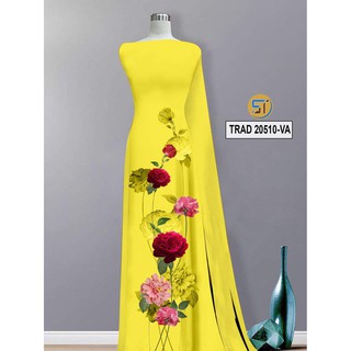 Vải áo dài hoa ,  sản phẩm có quay video, lựa chọn nhiều để may áo dài  [ Shop khai trương khuyến mãi ]