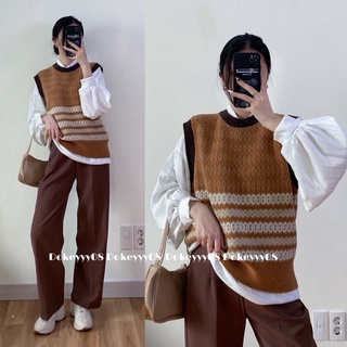 Gile len cổ tròn hoạ tiết 438 ( ẢNH THẬT BY DOKEYYY)