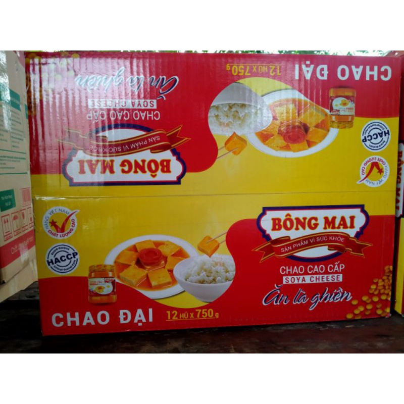 Thùng chao Bông Mai 750g