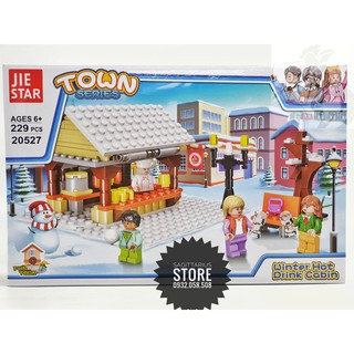 Lego Jie Star 20527 Lắp Ráp Cửa Hàng Bán Thức Uống Nóng Mùa Đông ( 229 Mảnh )