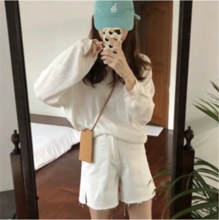 (Có sẵn) Áo thun thu dài tay mỏng ulzzang / Áo len mỏng