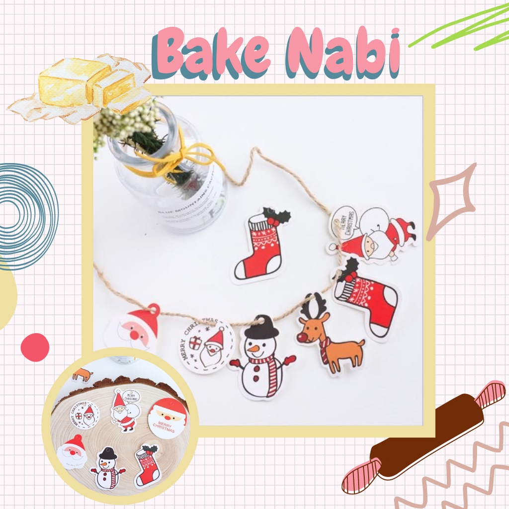 TAG GIẤY NOEL - SET 6 CÁIv