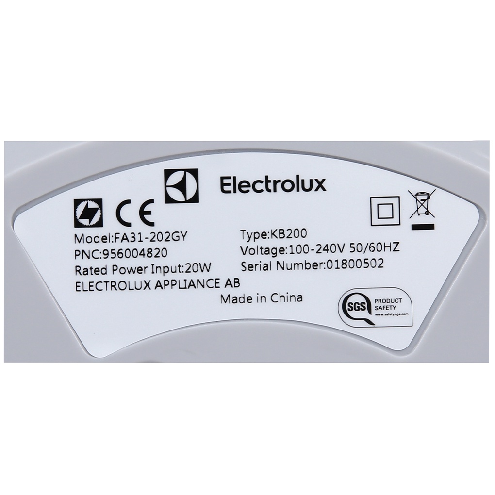 Máy lọc không khí Electrolux FA31-202GY