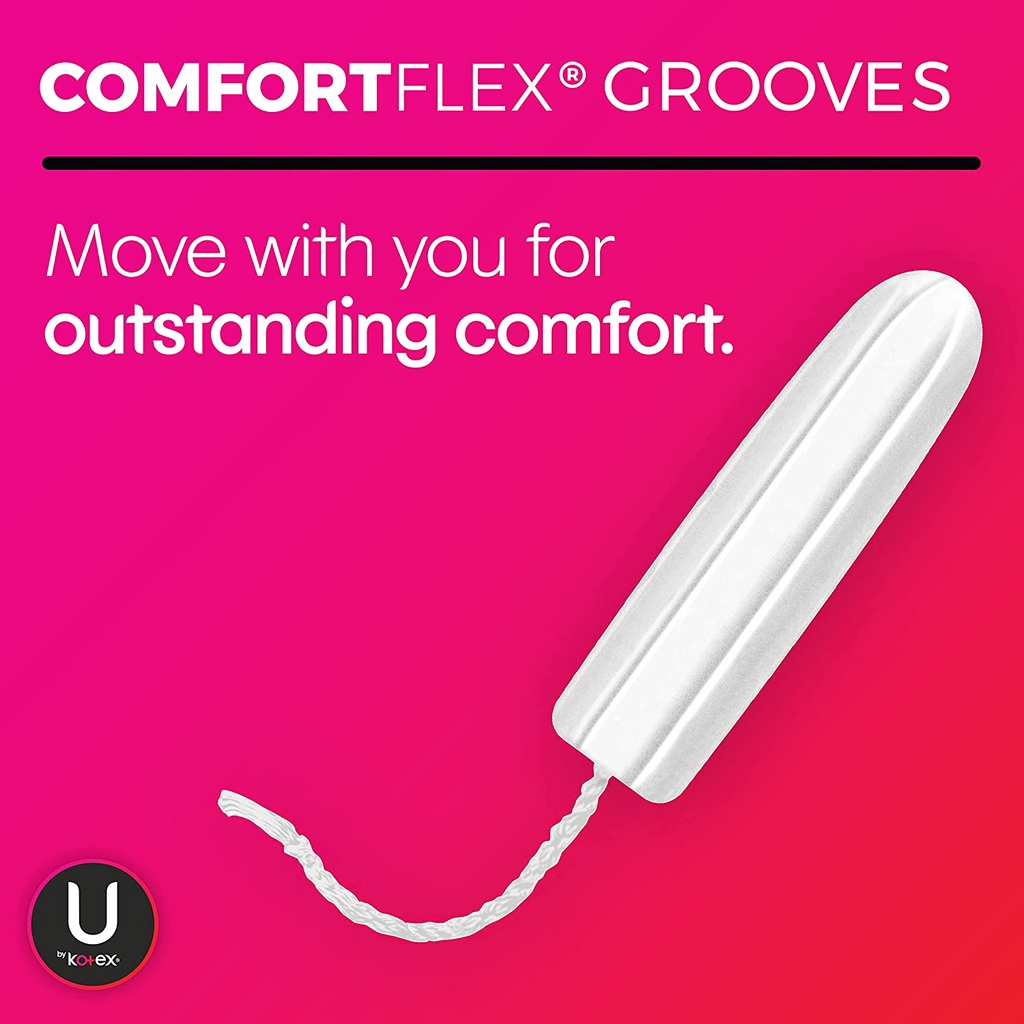 Kotex Click Compact - Super - Tampon siêu thấm không mùi có cán đẩy 32 cái