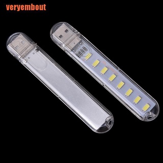 Đèn Led Usb Mini 5v 8 Bóng Tiện Dụng