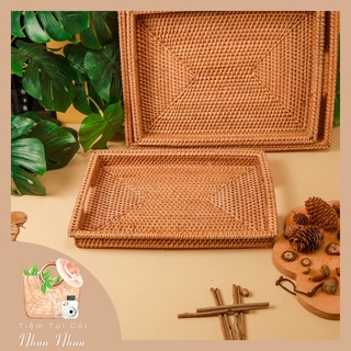 Khay Mây Tre ( Decor, Trang trí, Chụp sản phẩm )