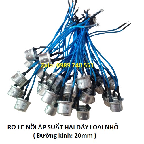 02 Rơ le nồi áp suất, nồi đa năng - loại 2 dây nhỏ