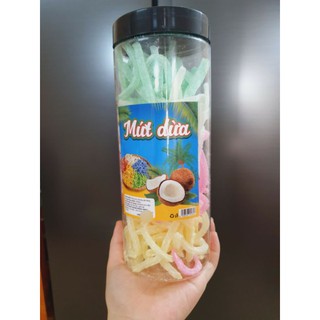 500g mứt dừa non mix màu