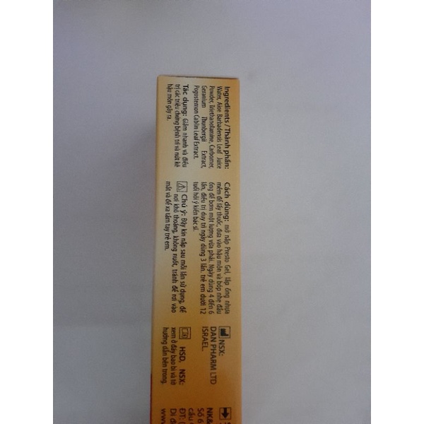 Gel bôi trĩ nội, trĩ ngoại Presto gel nhập khẩu Israel 25g/týp