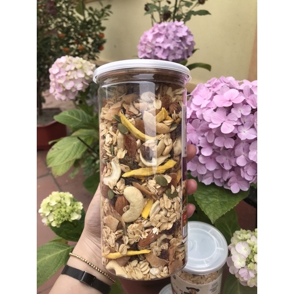 Ngũ cốc granola siêu hạt dc ăn kiêng , eatclean, giảm cân, thực dưỡng , hộp 500gr siêu ngon