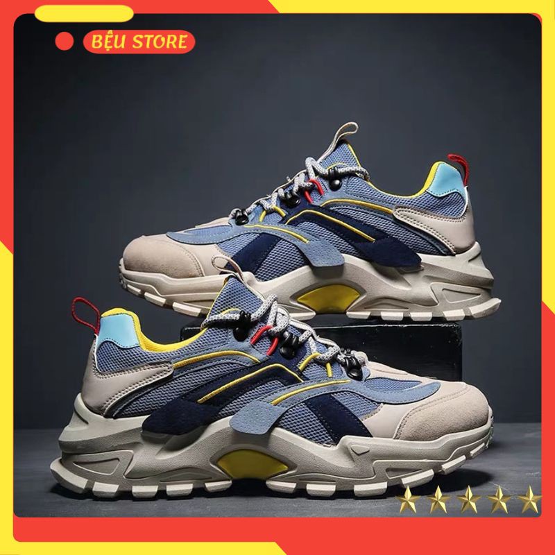 Giày nam đẹp ⚜️Bệu Store⚜️ Giày nam thể thao đế cao - Giày sneaker phong cách hàn quốc cá tính năng động