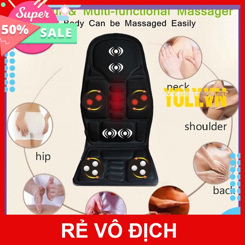 [XÃ KHO] NỆM MASSAGE TOÀN THÂN JB-100B CHỐNG ĐAU LƯNG, NHỨC MỎI [HCM]