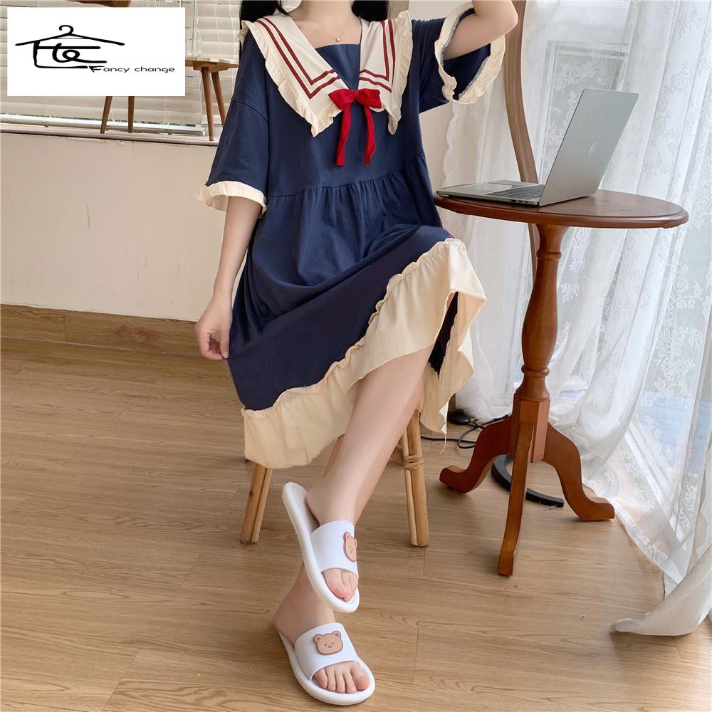 Bộ Đồ Ngủ Tay Ngắn In Hoạt Hình Dành Cho Nữ