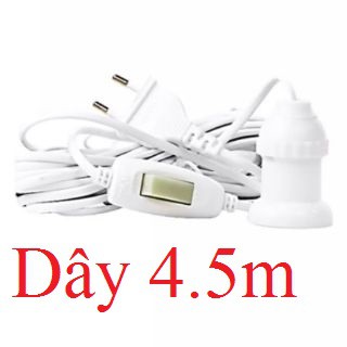 Đui đèn liền dây có công tắc OMINSU 4,5 mét - Hàng Việt Nam chất lượng cao